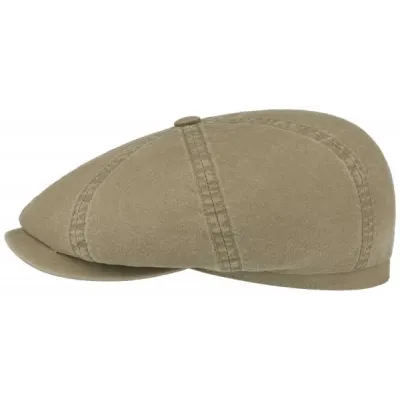 Casquette Hatteras Coton Biologique Kaki UPF 40+ - Stetson Reference : 357 | Chapellerie Traclet