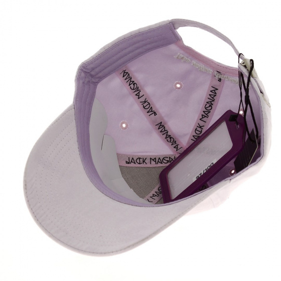 Casquette Baseball Suède Rose - Jack Magnan