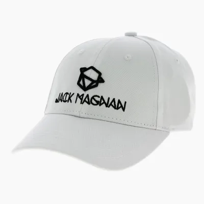 Casquette Baseball White Cotton - Jack Magnan Reference : 12150 | Chapellerie Traclet
