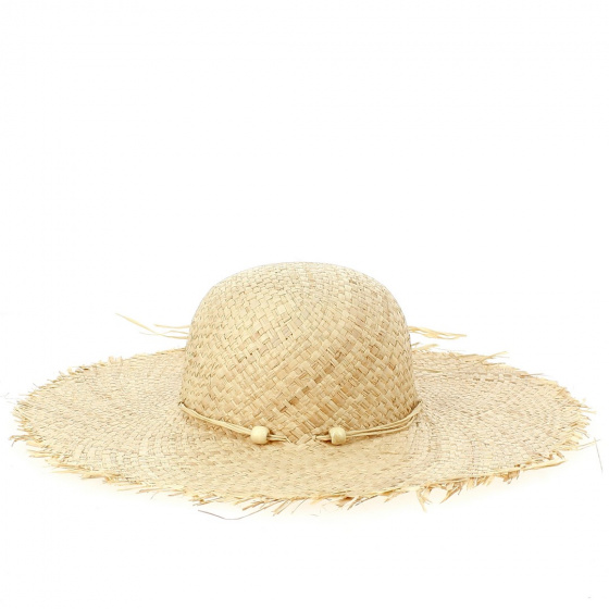 Daisie Natural Straw Wide-Brimmed Hat - Traclet