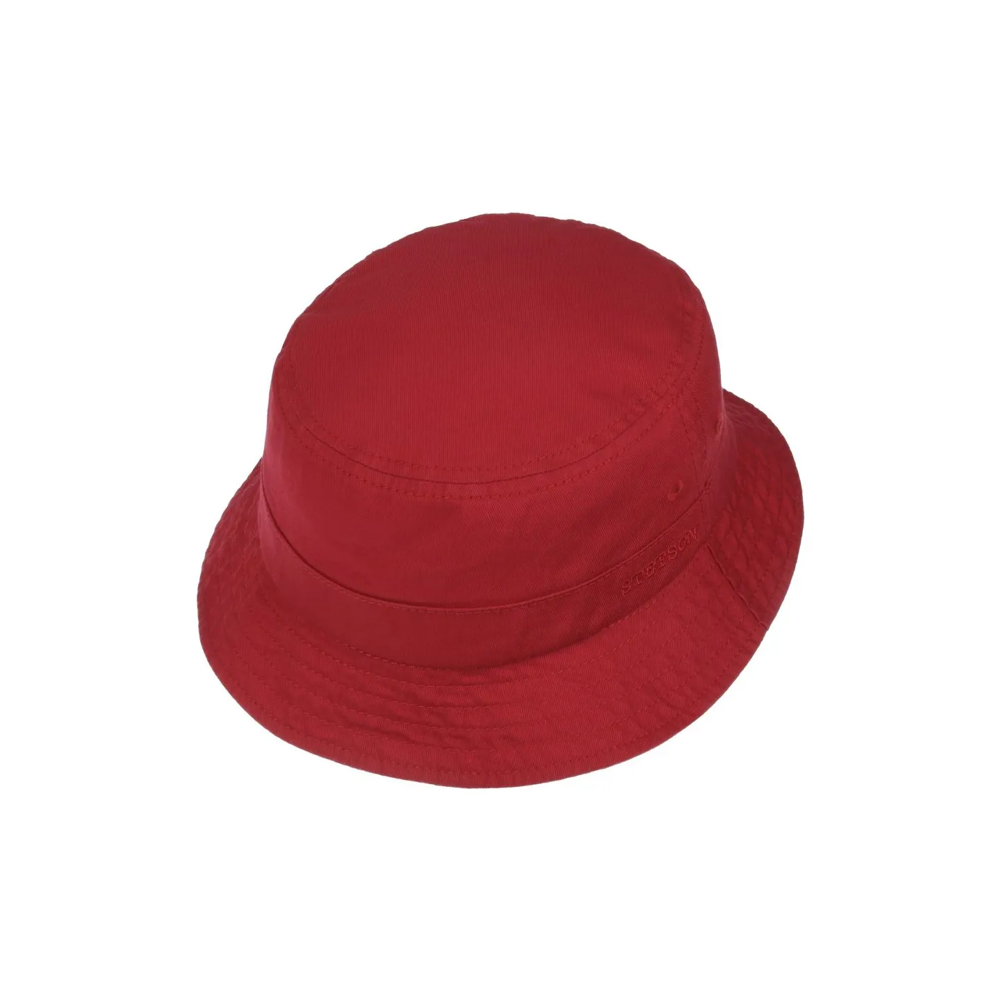 Bob Coton Twill Coton Rouge - Stetson Reference : 12161 | Chapellerie Traclet