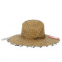 Traveller Hat Palmeras Wide Straw Brim Traclet Hat
