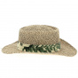 Gambler Mulligan Leaf Natural Straw Hat - Traclet