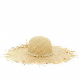 Natural Straw Capeline Daisie - Traclet