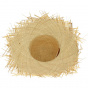 Natural Straw Capeline Daisie - Traclet