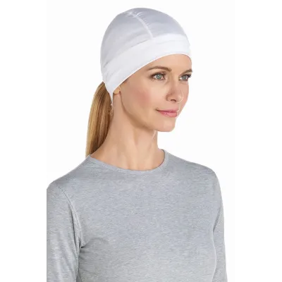 Hubbard UV Water Cap White - Coolibar Reference: 12184 | Chapellerie Traclet