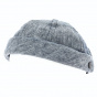 Ocean Blue Linen Docker Cap Cooper - MTM