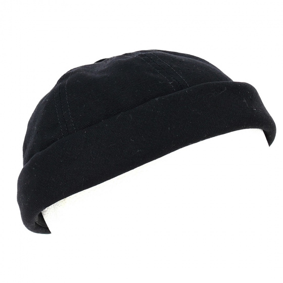 Black Cotton Cooper Docker Beanie Savage - MTM