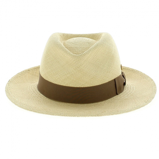 Colmar Beige Panama Fedora Hat - Mayser