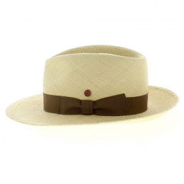Colmar Beige Panama Fedora Hat - Mayser