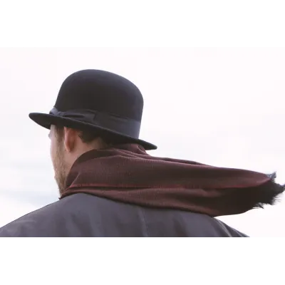 Chapeau melon feutre laine homme