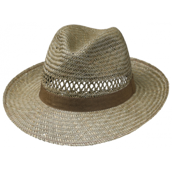 Lior Straw Fedora Hat - Traclet