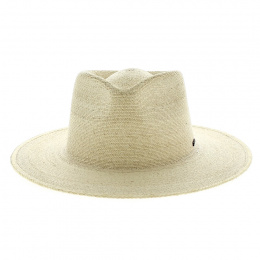 Natural Palm Marcos Fedora Hat - Brixton