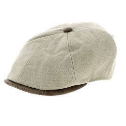 Hatteras Morgan Cap Beige & Brown - Traclet