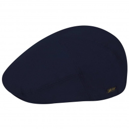Graham Waterproof Flat Cap Navy - Bailey