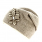 Women's Luizjana Wool Beanie in Beige - Traclet