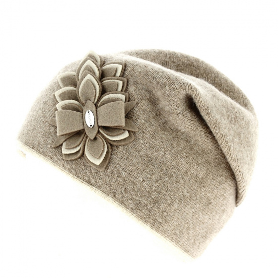 Bonnet Femme Luizjana Laine Beige - Traclet