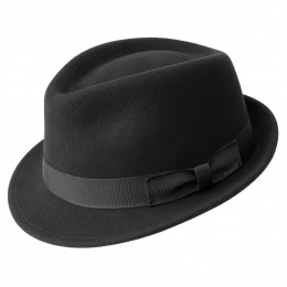 Black Wynn Trilby Hat - Bailey