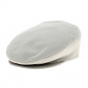 Villemontais Cotton Beige Flat Cap - Traclet