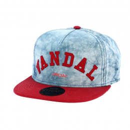 Vandal Blue & Red Strapback Cap - Official