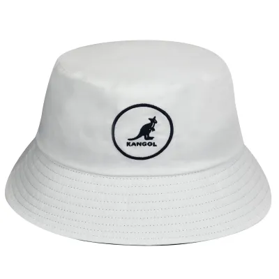Bob Washed New edition Coton Blanc - Kangol Reference : 12046 | Chapellerie Traclet