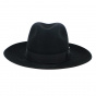 Ferster Black Felt Fedora Hat - Brandolino