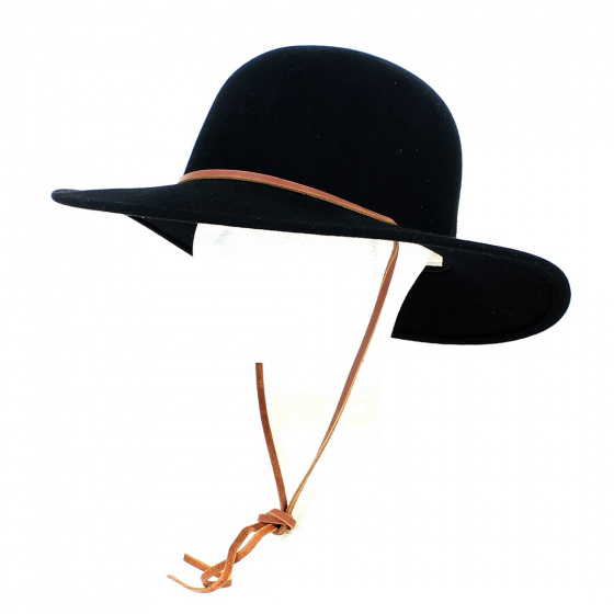 Capeline Feutre Conner Noir - Traclet Capeline Feutre Conner Noir - Traclet