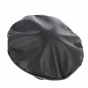 Black leather beret - Traclet