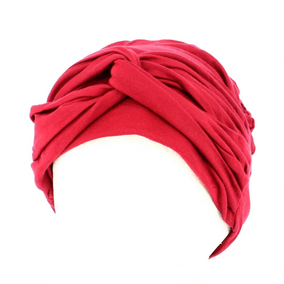 Turban Chimiothérapie Samra Rouge -  Traclet