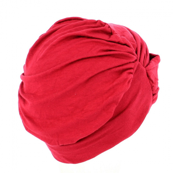 Turban Chimiothérapie Samra Rouge -  Traclet