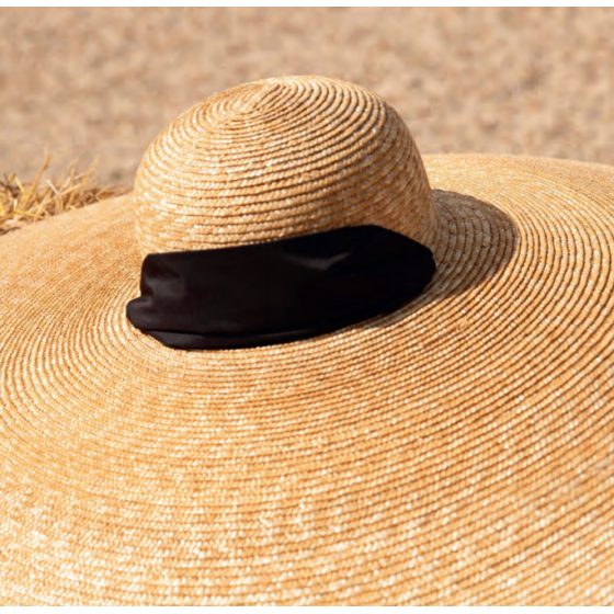 Large Saint Barth straw sun hat