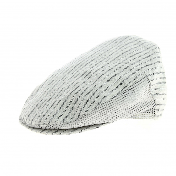Ventilated 100% cotton flat cap