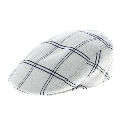 Norris Amblois White Flat Cap - Crambes Reference: 12308 | Chapellerie Traclet