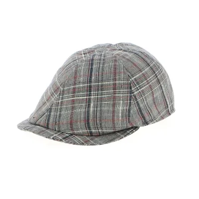 Casquette Bombée Berretto Coton Gris - Traclet Reference : 12313 | Chapellerie Traclet