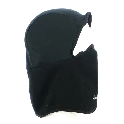 Cagoule Unique Polaire Noir - Herman Reference : 12328 | Chapellerie Traclet