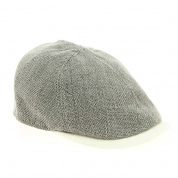 Linen duck bill cap