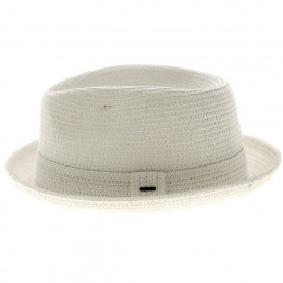 Billy White Porkpie Hat - Bailey