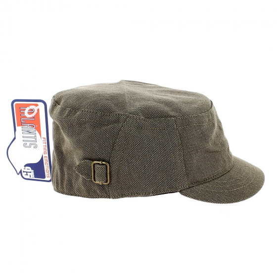 Mastital Cotton Military Cap - Atlantis