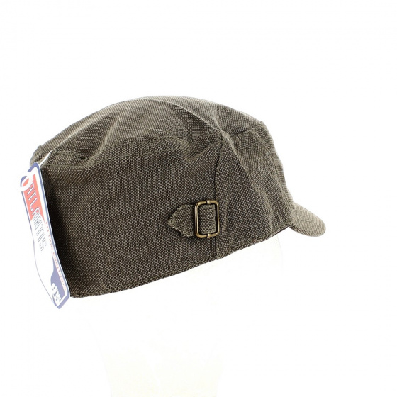 Mastital Cotton Military Cap - Atlantis