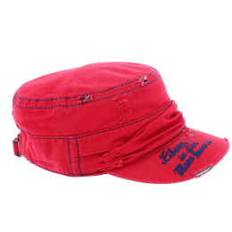 Casquette Militaire Rosso Red Destroy - Keyone