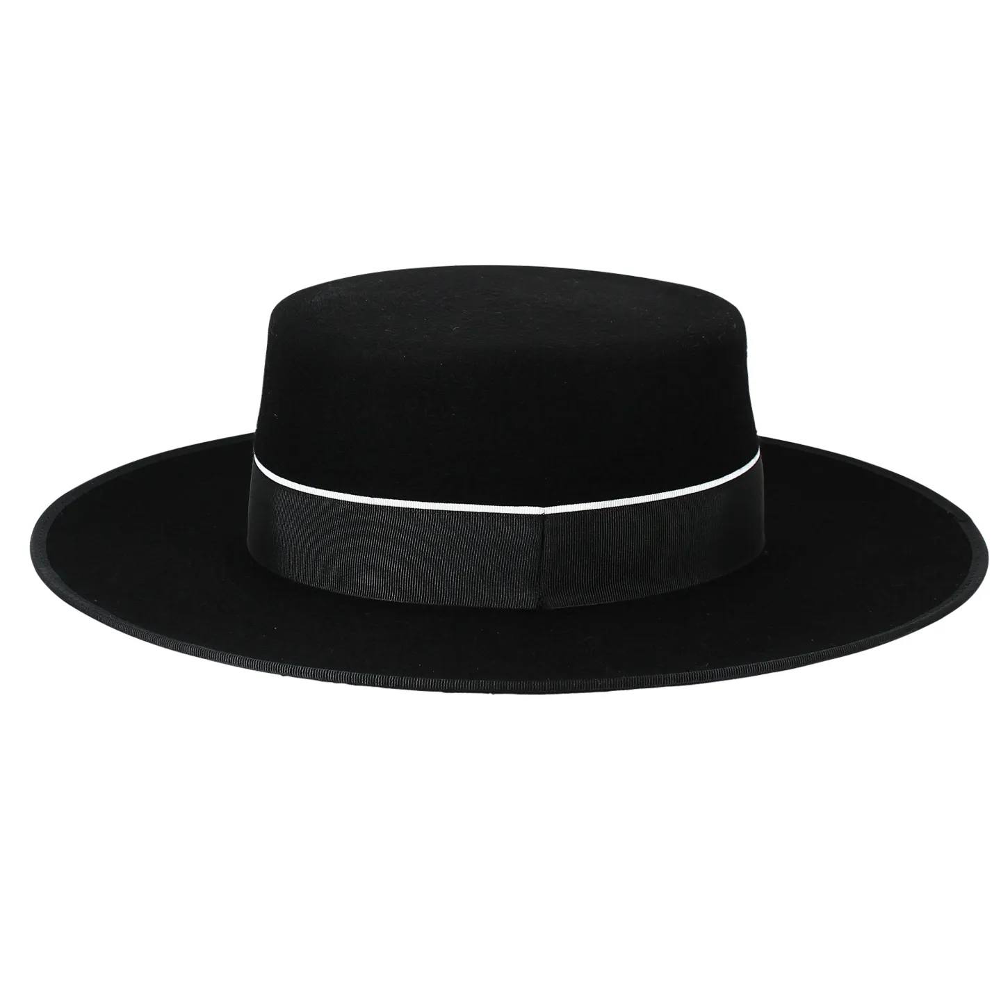 Chapeau Cordobes Andalou Feutre Noir Reference : 12355 | Chapellerie Traclet