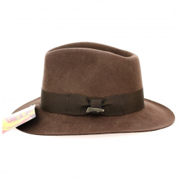 Indiana Jones Felt Hat Chocolate Hair