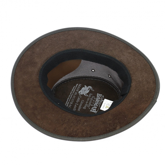 Australian Hat Foldaway Cooler Oiled Brown - Barmah