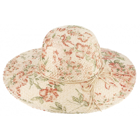 Women's Tiare Paper Straw Wide Brim Hat - Traclet