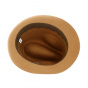 Barna Wool Felt Trilby Hat Brown - Traclet
