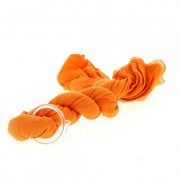 Orange Cotton Twisted Cheche - Traclet