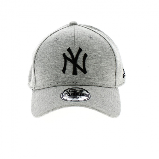 Grey Essential Jersey Baseball Cap with 3D Logo - New Era