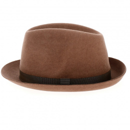 Brown Wool Felt Trilby Hat Historia - Traclet