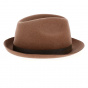 Trilby Historia Brown Wool Felt Hat - Traclet