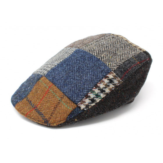 Winter Patchwork Flat Cap - Hanna Hats Winter Patchwork Flat Cap - Hanna Hats